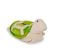 funslippers Chaussons Animaux Pantoufles Peluche en Forme d'animal Amusantes Chauffon Semelle Sneaker Durable Tortue Homme Vert XL 45/47 EU