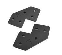 Funssor Ratrig for imprimante 3D IDEX V-core 3.1, galets XY CNC en aluminium, plaque de montage IDEX inférieure gauche/droite