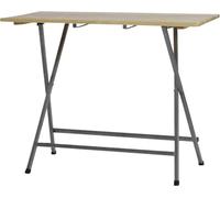 FUNSTAR 101739 Table de jardin acier, pin gris, naturel