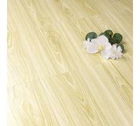 FunStick 30x30CM 30 Dalles de Carrelage Imitation Bois Vinyle Adhesif Sol Chambre Salon Jaune Beige Dalle PVC Adhesive Sol Cuisine Imperméable Dalle Autocollante Sols PVC Adhesif Salle de Bain Bois