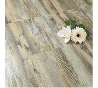 FunStick 30x30CM 30 Dalles Salle de Bain Autocollantes Marron Rustique Dalle PVC Adhesive Sol Salon Balcon Imperméable 30