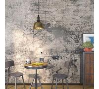 FunStick 40CM x 12M Papier Peint Adhesif Mural Cuisine Gris Papier Adhesif pour Meuble Cuisine Effet Béton Rouleau Adhesif pour Meuble Gris Salon Étagère Lavable Film Autocollant Mural Beton