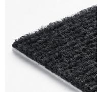 FunStick Dalle Moquette Adhesive Sol Gris Foncé Lavable Carrelage Adhesif Sol Moquette Chambre Salon Tapis de Sol Antidérapant Revêtement Sol PVC Adhesif Moquette Noir Anthracite 30x30CM 5 Dalles