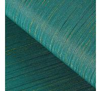 FunStick Papier Peint Adhesif Mural Vert 40CM×2M Papier Adhesif pour Meuble Chambre Murs Armoires Tiroirs Amovible Étanche Film Autocollant Meuble Vert Papier Collant Décoratif Effet Tissu Turquoise