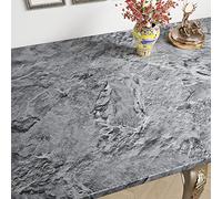 FunStick Papier Peint Marbre Gris Vinyle Adhesif Placard Plan de Travail Cuisine Papiers Peints Imitation Pierre Grise Papier Peint Autocollant Cuisine Rouleau Adhesif Decoratif Marbre Gris 40CM×2M