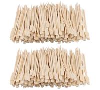 FUNSUEI Lot de 1000 Brochettes en Bambou de 12 cm pour Barbecue, Piques, Brochettes Fingerfood en Bambou, Bâtons pour Grillade, Fêtes, Cocktail, Fruit, collations