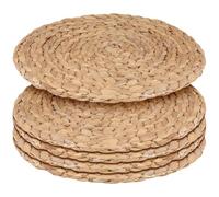 FUNSUEI Lot de 5 sets de table ronds tressés de 33 cm - Ronds - Pour table à manger, cuisine et restaurant