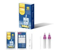 FUNSWTM Kit de test de bactéries de qualité de l'eau - Détection instantanée de 15 minutes pour les coliformes et E. coli - Test professionnel pour la maison et l'extérieur pour boire, puits, robinet