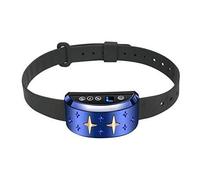 Funthy Collier de Dressage Chien, Collier Anti-aboiements Electrique avec Bip Sonore, Vibration, Choc, 100% étanche Anti aboiement Collier pour Petit Moyen Grand Chien, Sensibilité Réglable - Bleu