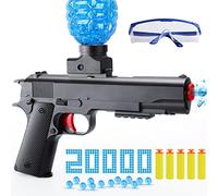 Funthy Gel Gun Blaster, Pistolet a Bille Automatique avec 30 000 Munitions, M1911 Pistolet Jouet Électrique Activités de Plein Air Jeu d'équipe de Tir pour 12+ Adultes Adolescents