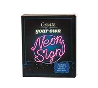 Funtime Gifts Créez votre propre kit de panneau néon - Art lumineux à faire soi-même pour votre maison