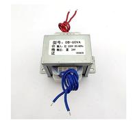 FUNTLY transformateur de Puissance monophasé Transformateur 220v 24v EI66 Transformateur de Puissance 60W DB-60VA Alimentation 220V à 24V 2.5A AC 24V