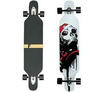 FunTomia Longboard avec 3 Niveaux Flex Drop Through Cruiser Complet Mach1 Speed avec roulements à Billes T-Tool