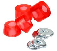 FunTomia Miniboard Caoutchouc de direction Dureté 85A 2X Bottom Bushing - 2 Top Bushing et 4 x rondelles (rondelles) pour deux axes