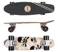 FunTomia Planche à roulettes Skateboard Mini Board Retro Cruiser - Haute qualité Planche Érable Canadien 7-ply, avec Roues et ABEC-11 roulements