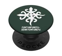FUNTUNFUNEFU DENKYEMFUNEFU Démocratie unitaire PopSockets PopGrip Adhésif