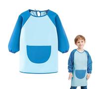 Funver Blouse Peinture Enfant, Blouses pour Enfants, Imperméable Tablier Peinture Enfant pour L'école Activités, Cuisine, Peinture, Coloriage Convient Aux Enfants de 5 à 12