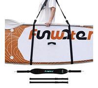 FunWater Paddle Board Sangle de Transport Harnais Sup Support d'épaule Multi-Usage réglable Renforcer Le système de Boucle pour Planche à pagaie, Planche de Surf, Sup, Kayak