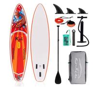 FunWater-Planche de Paddle Gonflable Antidérapante, Sports Aquatiques, 335x83x15cm,Carpe