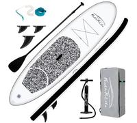 FunWater Planche de Stand up Paddle Board Gonflable de 305cm,Idéale pour Les Débutants avec Pagaie,Pompe,Sac à Dos,Laisse,Kit de Réparation,Sac étanche de Qualité Supérieure