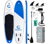 FunWater Planche de Surf Gonflable Accessoire Complet Pagaie réglable,Pompe,Sac à Dos de Voyage,Laisse de sécurité,Étui étanche