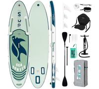FunWater Planche de Surf Gonflable Accessoire Complet Pagaie réglable,Pompe,Sac à Dos de Voyage,Laisse de sécurité,Étui étanche