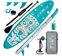 FunWater - Stand Up Paddle Board,Planche de stand up paddle gonflable,SUP Board, planche de surf Accessoires complets, 320x83x15cm-TIKI-Turquoise