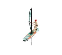 Funwetrike Mini bateau télécommandé 2,4 GHz RC avec lumières LED, design anti-centre, longue durée de conduite, bateau télécommandé étanche pour piscine, étang et lac, RTR