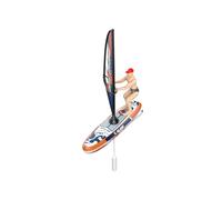 Funwetrike Mini bateau télécommandé 2,4 GHz RC avec lumières LED, design anti-centre, longue durée de conduite, bateau télécommandé étanche pour piscine, étang et lac, RTR