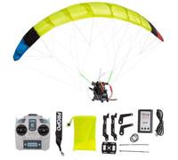 Funwetrike Parapente RC 2,4 G, mini parapente de cascade électrique télécommandée, 100 cm, cerf-volant d'entraînement en tissu nylon, cadeau pour adulte (RTF/couleur aléatoire)