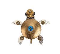 Funwetrike Puzzle 3D en métal pour adulte, bricolage 3D mécanique tortue marine modèle modèle, ornements de bureau créatifs 100 pièces