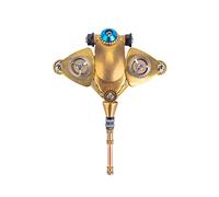 Funwetrike Puzzle 3D en métal pour adulte, bricolage mécanique 3D Manta Marine Organisme Model Kits Creative Décorations de bureau 100 pièces