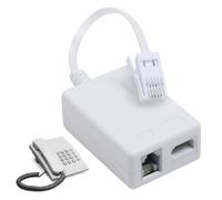 FunWorth Microfiltre ADSL pour haut débit et téléphone, prise BT vers connecteur ADSL RJ11, répartiteur Internet 6P4C pour modem routeur BT Sky Talktalk Landline, télécopieurs, etc