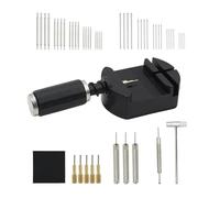FunWorth Outil Bracelet Montre, 52 pièces Outils Horloger pour la Réparation de Bracelet, Barrettes à Ressort, Goupilles, Marteau Inclus Entretien de la Montre pour Réparations de Bricolage