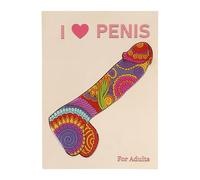FunX Livre de coloriage pénis pour adultes - Cadeau amusant pour les femmes et les hommes - Idée cadeau amusante pour se détendre et anti-stress