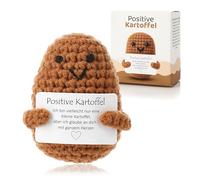 FunX Pomme de terre positive - Porte-bonheur, coureur - Cadeau pour sac d'école ou bon rétablissement - Doudou amusant pour femme ou petite amie