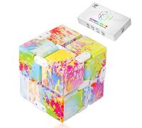 Funxim Fidget Cube Décompression Jouet Cube de l'infini, Stress de Jouet de Doigt de Fidget et soulagement d'inquiétude, tuant Le Temps Fidget Joue Le Cube Infini pour Le Personnel de Bureau