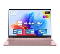 FUNYET 2025 Ordinateur Portable 16 Pouces Win 11 Pro 16 Go RAM 1 To SSD PC Portable CPU Celeron N150 Jusqu'à 3.6 GHz 6000mAh Battery Laptop 1920×1200 USB 3.0 BT 5.0 WiFi 5 Mini-HD Clavier Rétroéclairé
