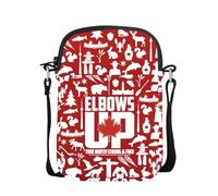 FUNYSO Cadeau drapeau canadien pour l'égalité des droits - Cadeau de sensibilisation politique démocratique - Elbows Up True North - Sac à bandoulière solide et gratuit, Elbows Up Cb UK, 0