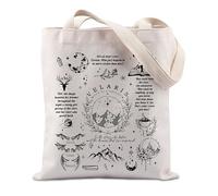 FUNYSO Cadeau inspiré du livre ACOTAR Cadeau SJM Velaris The City of Starlight Sac fourre-tout To The Star Who Listen, We All Bear Scars UK, 28 inches
