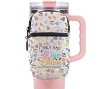 FUNYSO Drink Around The World Sac à gobelet avec inscription « I Only Had One Drink in 11 different countries », I Only Had Wb Pouch UK, sac bouteille d'eau