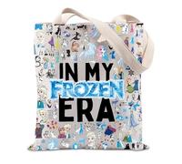 FUNYSO Elsa Anna Sac fourre-tout avec inscription « World of Ice and Snow Princess », Elsa Anna Tote UK, 28 inches