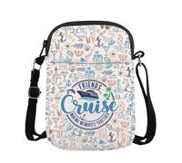 FUNYSO Friends Cruise Making Memories Together Sac à bandoulière pour vacances d'été, Friends Memories UK Cb, 0