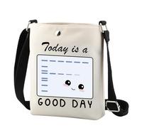 FUNYSO Joli sac à bandoulière de biologie moléculaire aujourd'hui est un sac à bandoulière cadeau pour laboratoire, scientifique, hôpital, laboratoire, cadeau technique, Aujourd'hui, c'est Cr Uk, 0