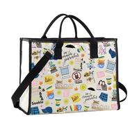 FUNYSO Luke's Diner Sac fourre-tout inspiré de l'émission télévisée Motif étoiles, Gil-more Tote UK, 0