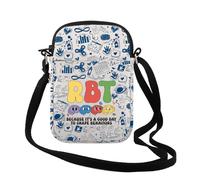 FUNYSO RBT Because It's A Good Day to Shape Behaviors Sac à bandoulière pour sensibilisation à l'autisme Cadeau de remise de diplôme ABA, Rbt Day Cr UK, 0