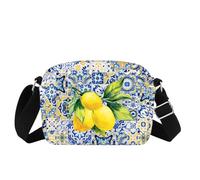 FUNYSO Sac à bandoulière Positano Delicious Italian Islands Gift Positano Italian Lemons Fresh Bag Southern Italy Travel Crossbody Bag, Lemon Cb UK, 0
