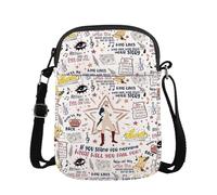 FUNYSO Sac à bandoulière pour amoureux de la musique, théâtre, drame musical, nerd, interprète, encouragement, acteur, actrice, Star Musical Cb UK