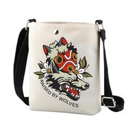 FUNYSO Sac à bandoulière sur le thème du film d'animation « Raised By Wolves » - Cadeau pour femme - Cadeau pour femme - Meilleure sœur, Par Wolves Cr UK, 0