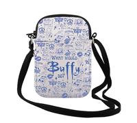 FUNYSO Sac à bandoulière « What Would Buffy Do » - Cadeau pour amoureux de vampires - Cadeau geek et horreur, Spike Do Cr UK, 0